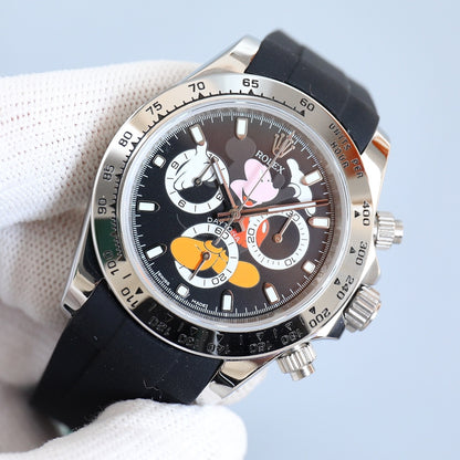 Rolex Cosmograph Daytona Mickey Mouse Black Dial 40Mm