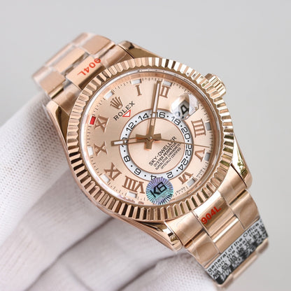 Rolex Oyster Perpetual Watch 42Mm Everose Gold