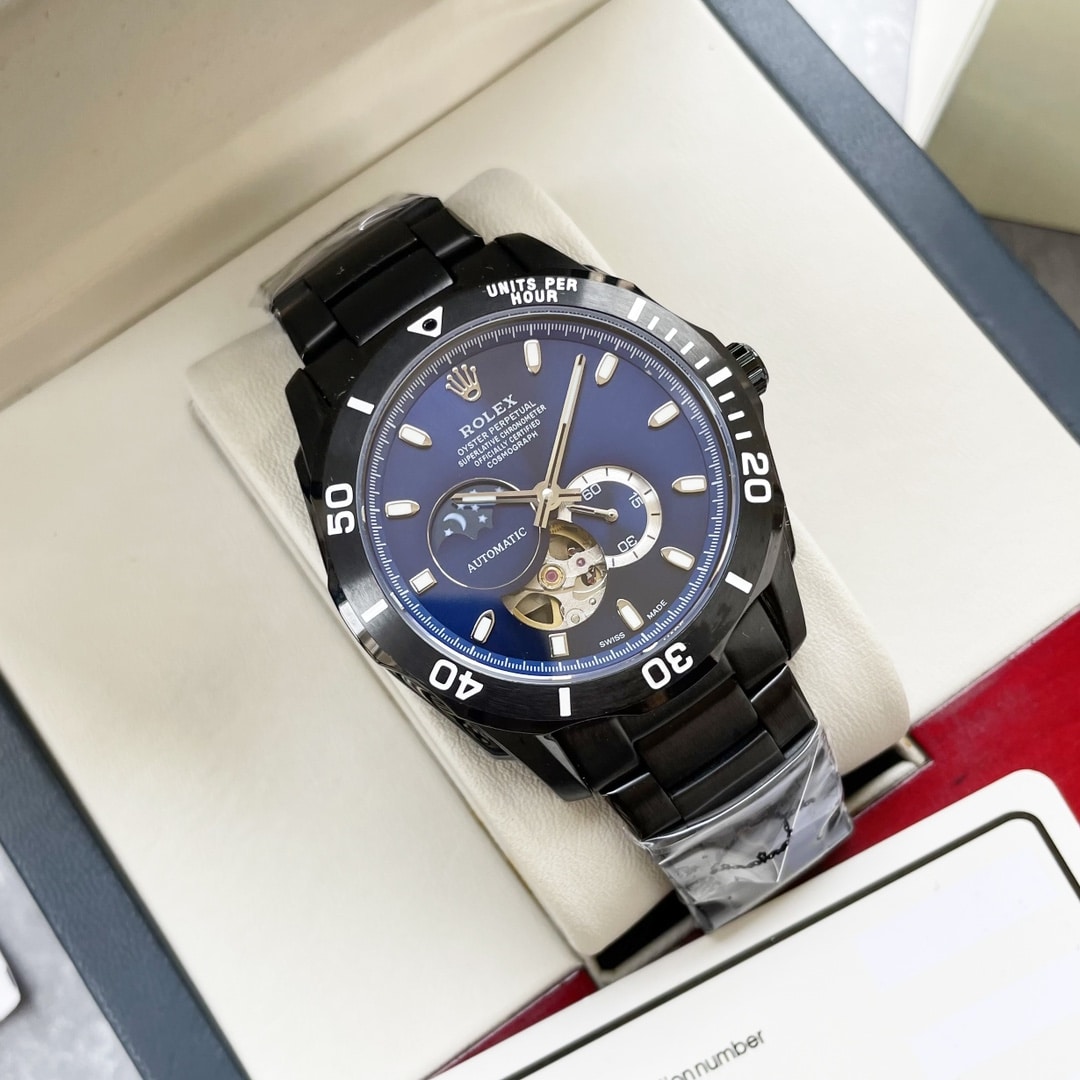 Rolex Oyster Perpetual Cosmograph Moonphase Navy Blue Dial 40Mm