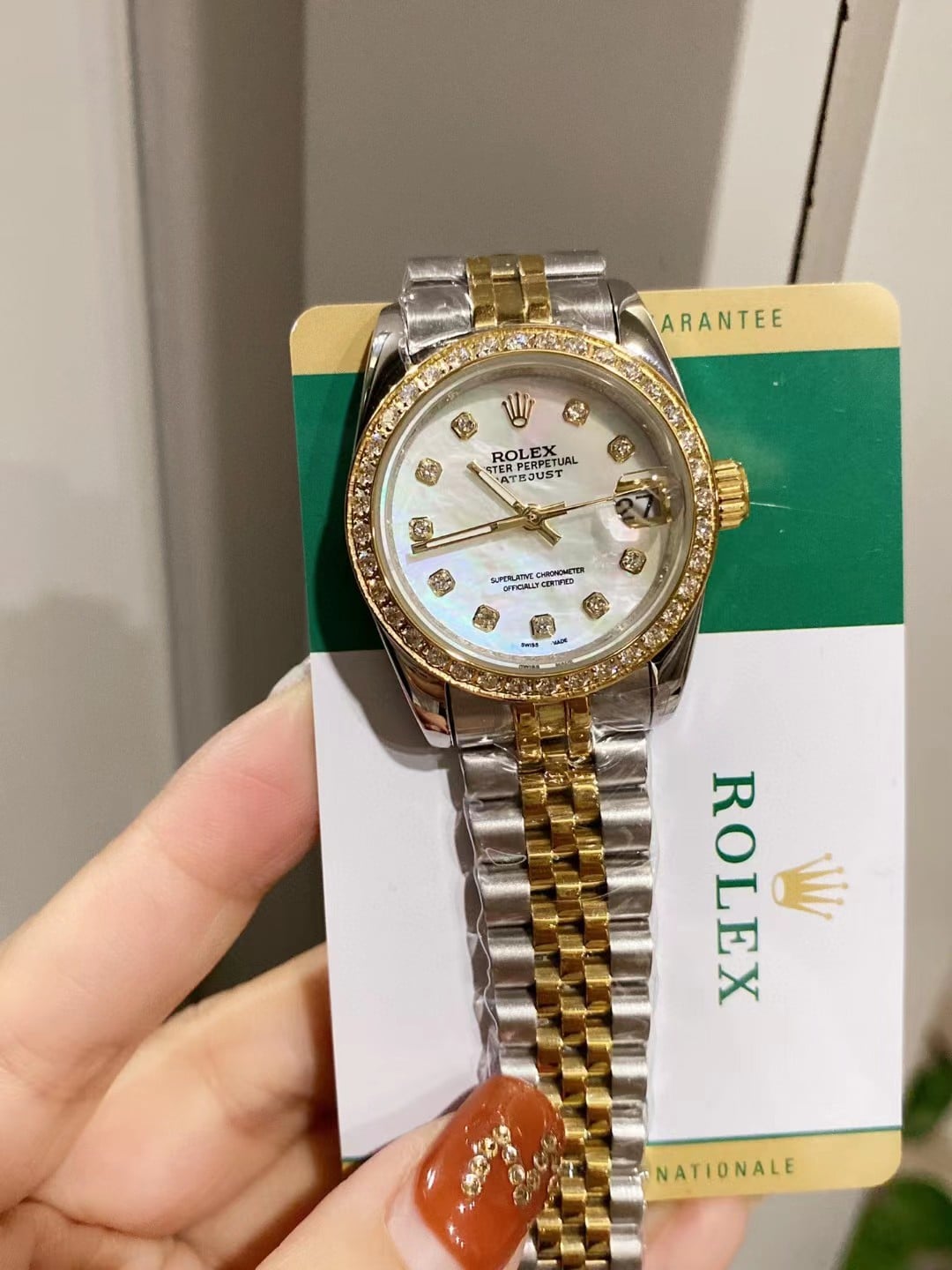 Rolex Lady Datejust Demi White 31Mm