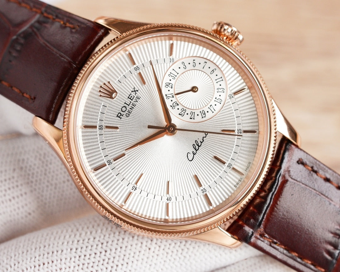 Rolex Cellini Date White Dial And Everose Gold 39Mm