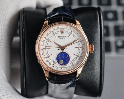 Rolex Cellini Moonphase White