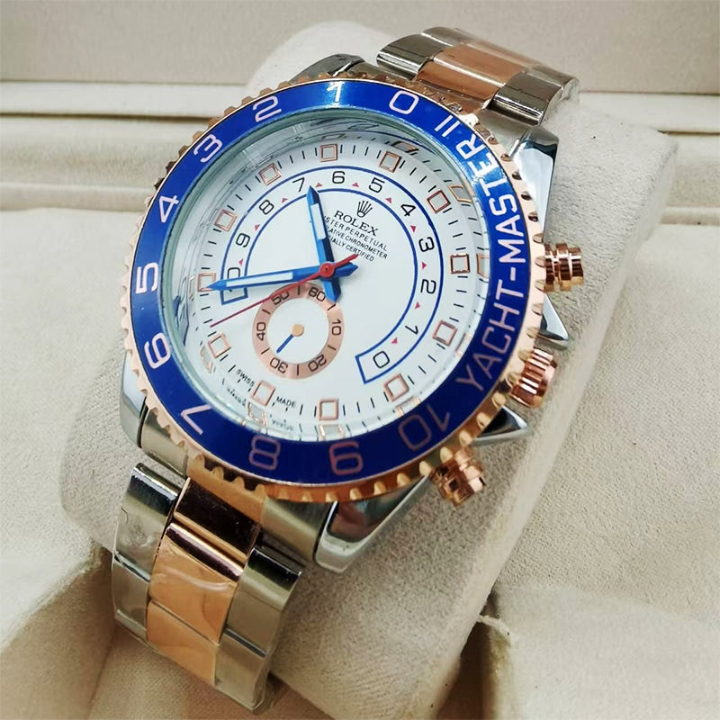 Rolex Oyster Yacht Master Ii 44Mm With Gold And Silver Strap