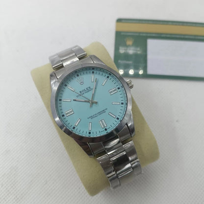 Rolex Oyster Perpetual Watch 41Mm Turquoise Dial