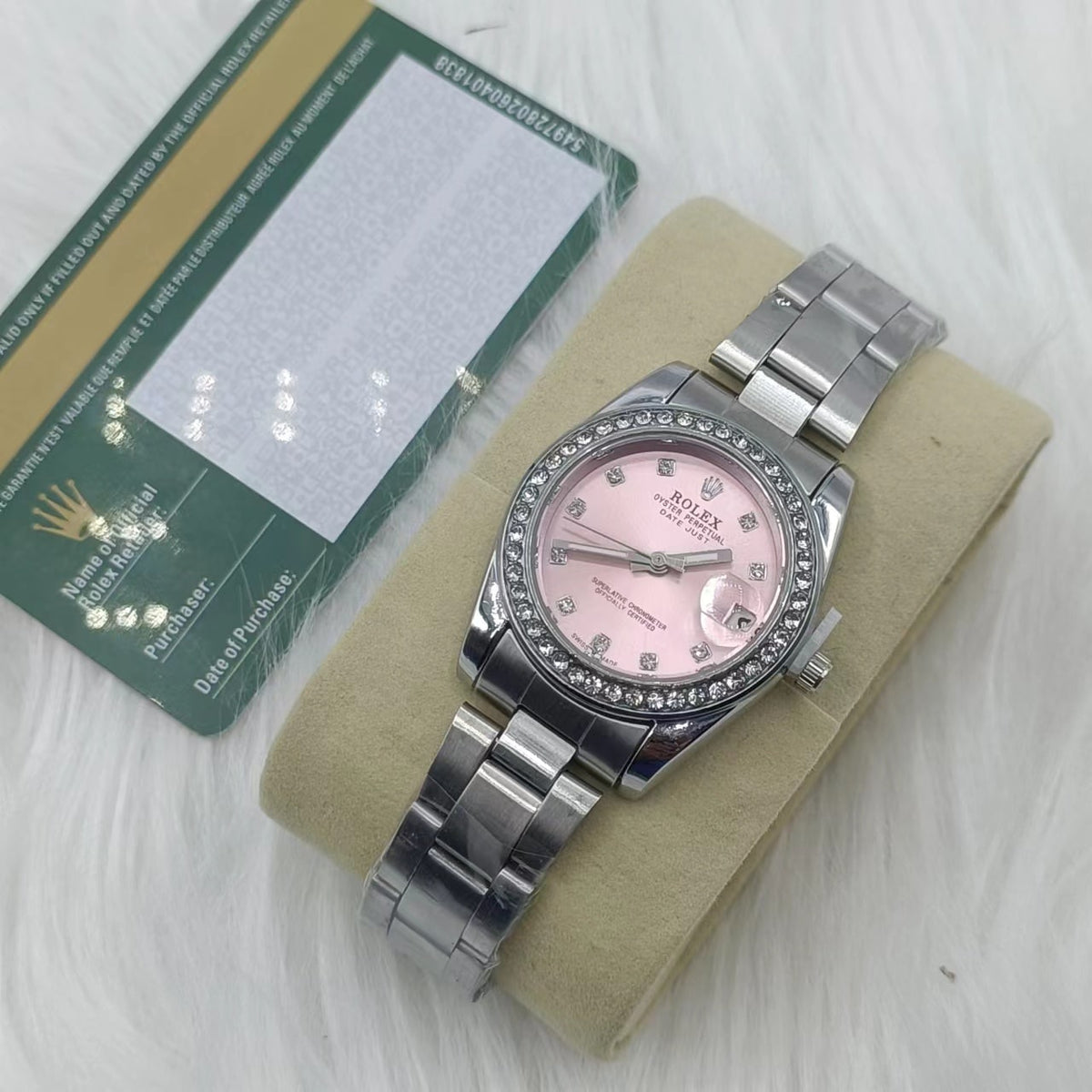 Rolex Datejust Pink Dail 31Mm