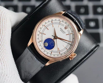 Rolex Cellini Moonphase White