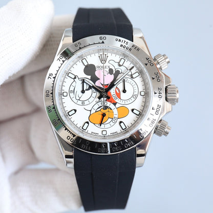 Rolex Cosmograph Daytona Mickey Mouse White Dial 40Mm