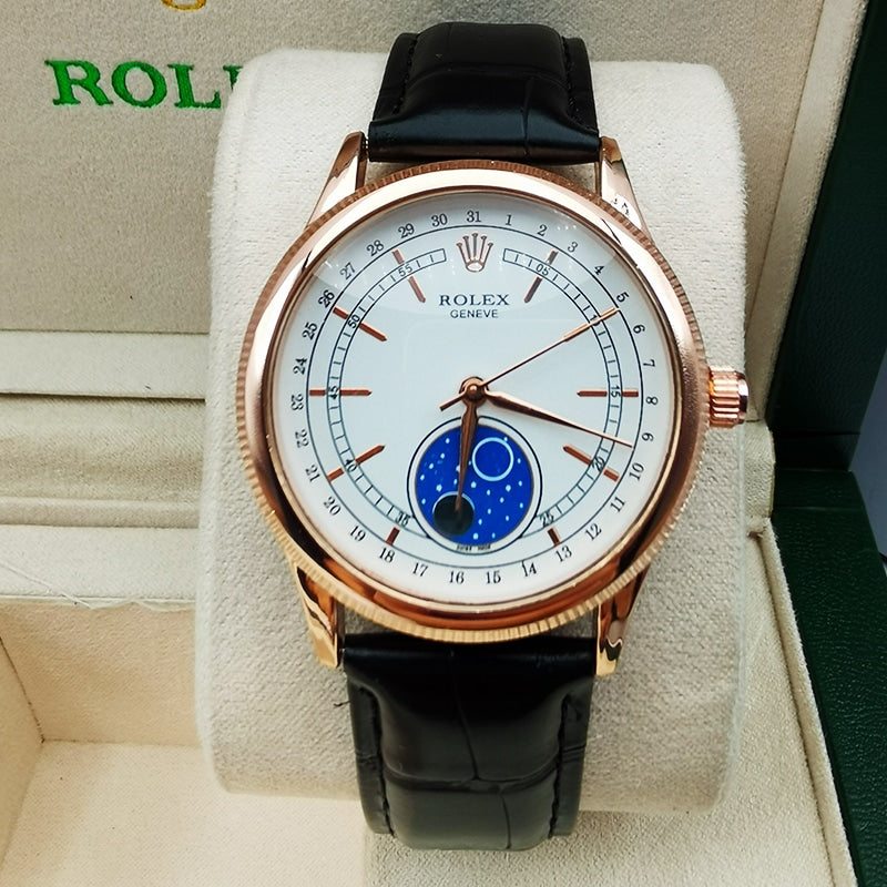 Rolex Cellini Moonphase White