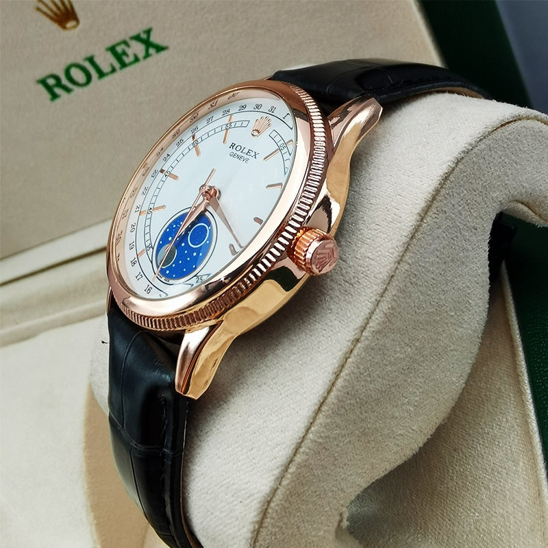 Rolex Cellini Moonphase White