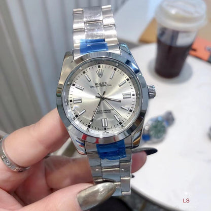 Rolex Oyster Perpetual Watch 41Mm Silver Dial