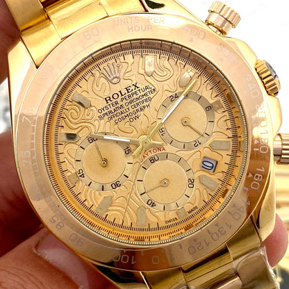 Rolex Cosmograph Daytona Pattern Gold 40Mm