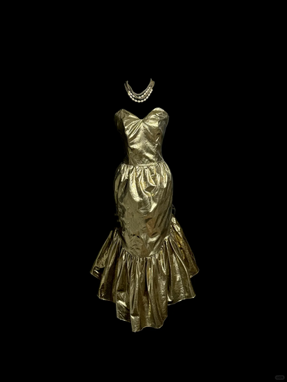 Vintage Mermaid Sweetheart Short Prom Gown Fairy Prom Dresses