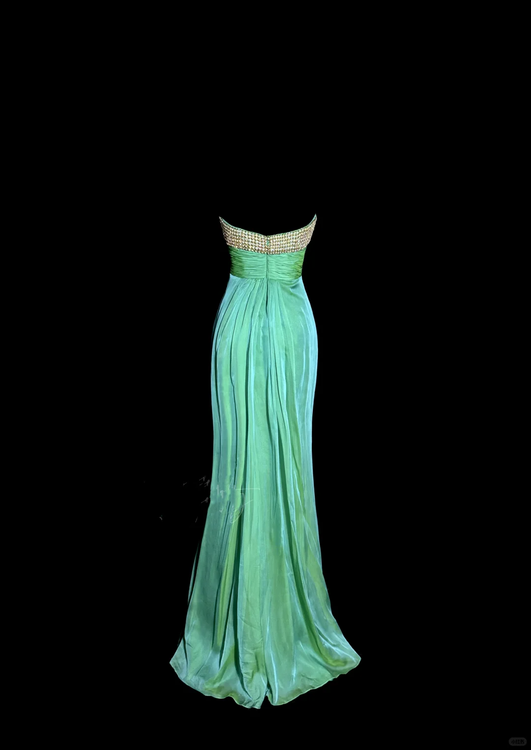 Vintage Mermaid Sweetheart Green Long Prom Gown Fairy Prom Dresses