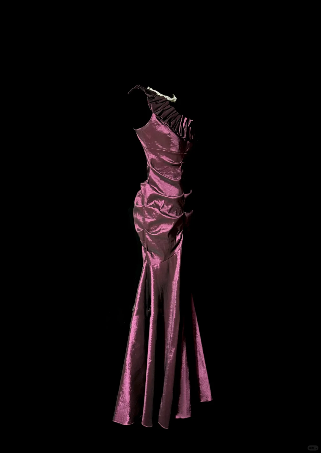 Vintage Mermaid One Shoulder Sleeveless Long Prom Gown Fairy Prom Dresses
