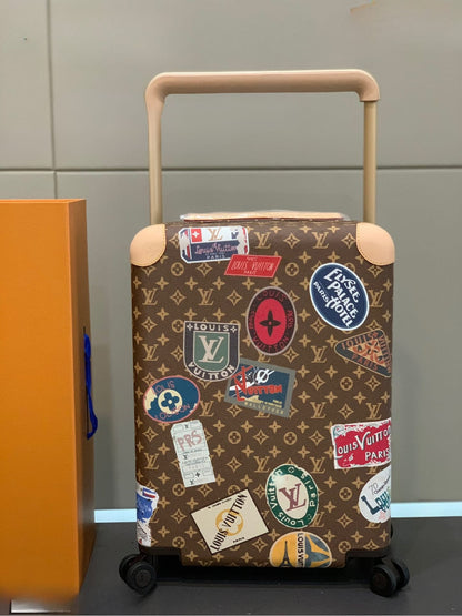 Louis Vuitton Horizon 55 Suitcase Monogram Coated Canvas Sticker Prints 55Cm M24959