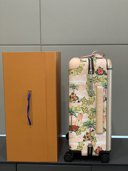Louis Vuitton Horizon 55 Suitcase Monogram Surfin Coated Canvas Sand 55Cm M24798