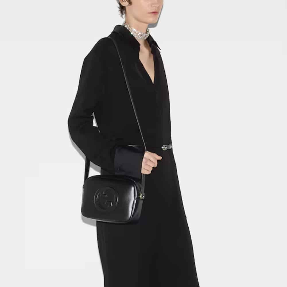 Gucci Blondie Mini Shoulder Bag Black 20Cm 820429 AAEDB 1000 20