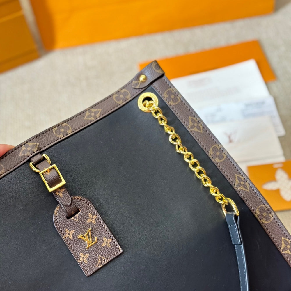 LOUIS VUITTON NOVA MM MONOGRAM AND BLACK 36CM M13137