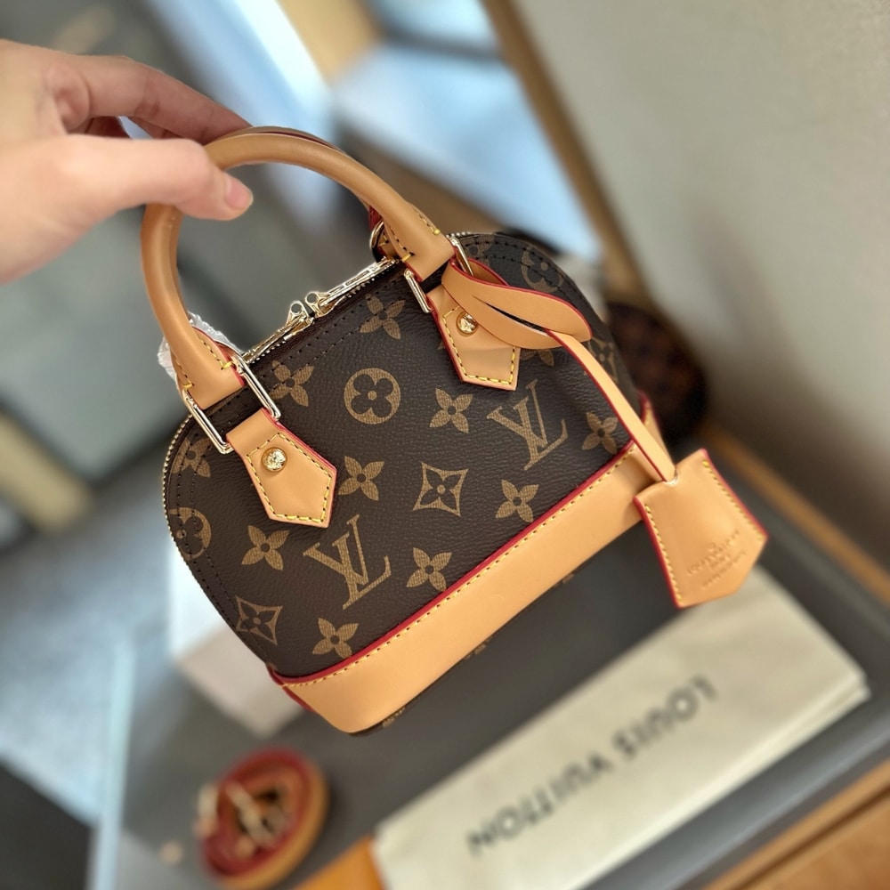 Louis Vuitton Alma Nano Bag Monogram Brown 18Cm M82717