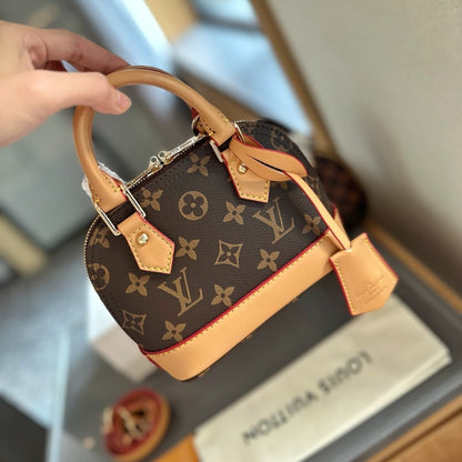 Louis Vuitton Alma Nano Bag Monogram Brown 18Cm M82717
