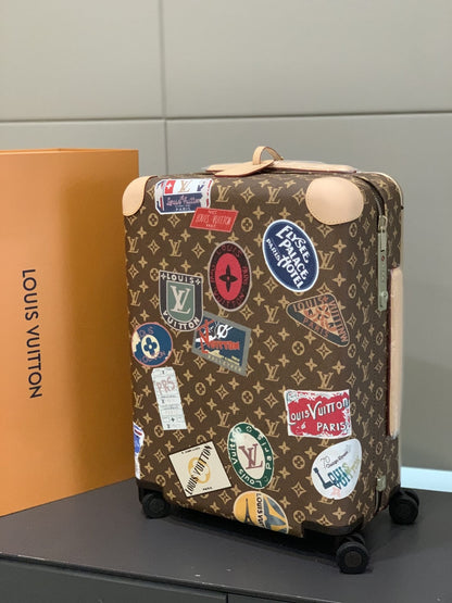 Louis Vuitton Horizon 55 Suitcase Monogram Coated Canvas Sticker Prints 55Cm M24959