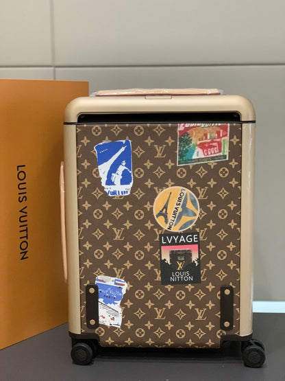 Louis Vuitton Horizon 55 Suitcase Monogram Coated Canvas Sticker Prints 55Cm M24959