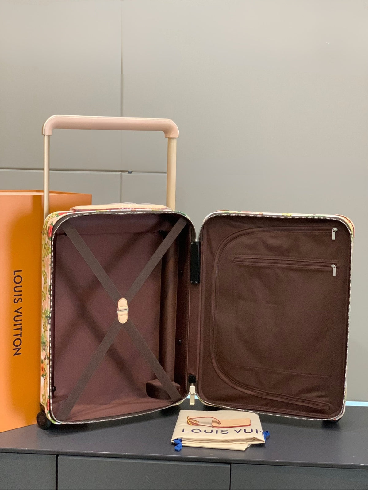 Louis Vuitton Horizon 55 Suitcase Monogram Surfin Coated Canvas Sand 55Cm M24798