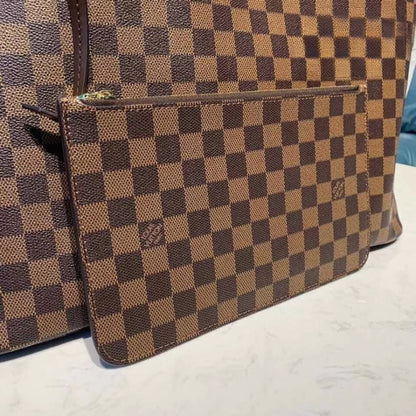 Louis Vuitton Neverfull GM Damier Ebene Cerise Red 39Cm N40597