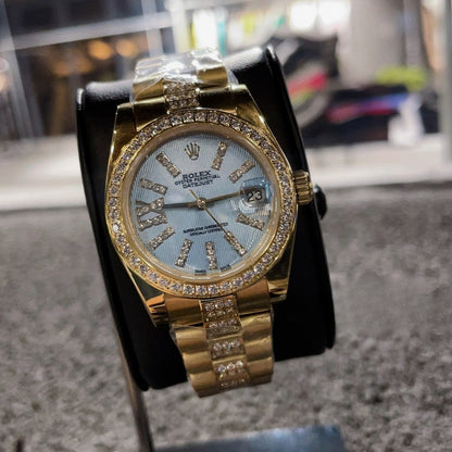 Rolex Lady Datejust 28 Cornflower Blue Dial Gold 18K 28Mm 279138Blsrdp