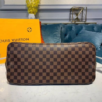 Louis Vuitton Neverfull GM Damier Ebene Cerise Red 39Cm N40597