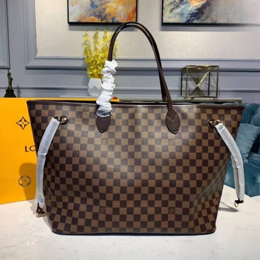 Louis Vuitton Neverfull GM Damier Ebene Cerise Red 39Cm N40597