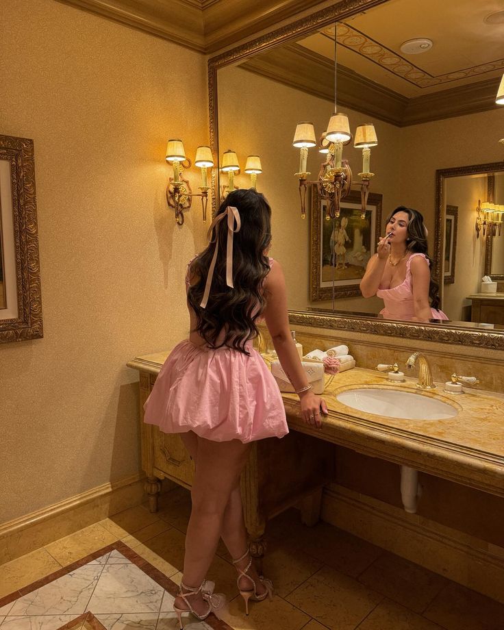 Pretty Pink A-line Strap Mini Party Dress Homecoming Dress TP2116