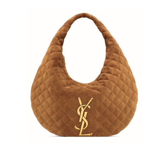 Saint Laurent Icare Hobo In Quilted Caramel Cognac 42Cm