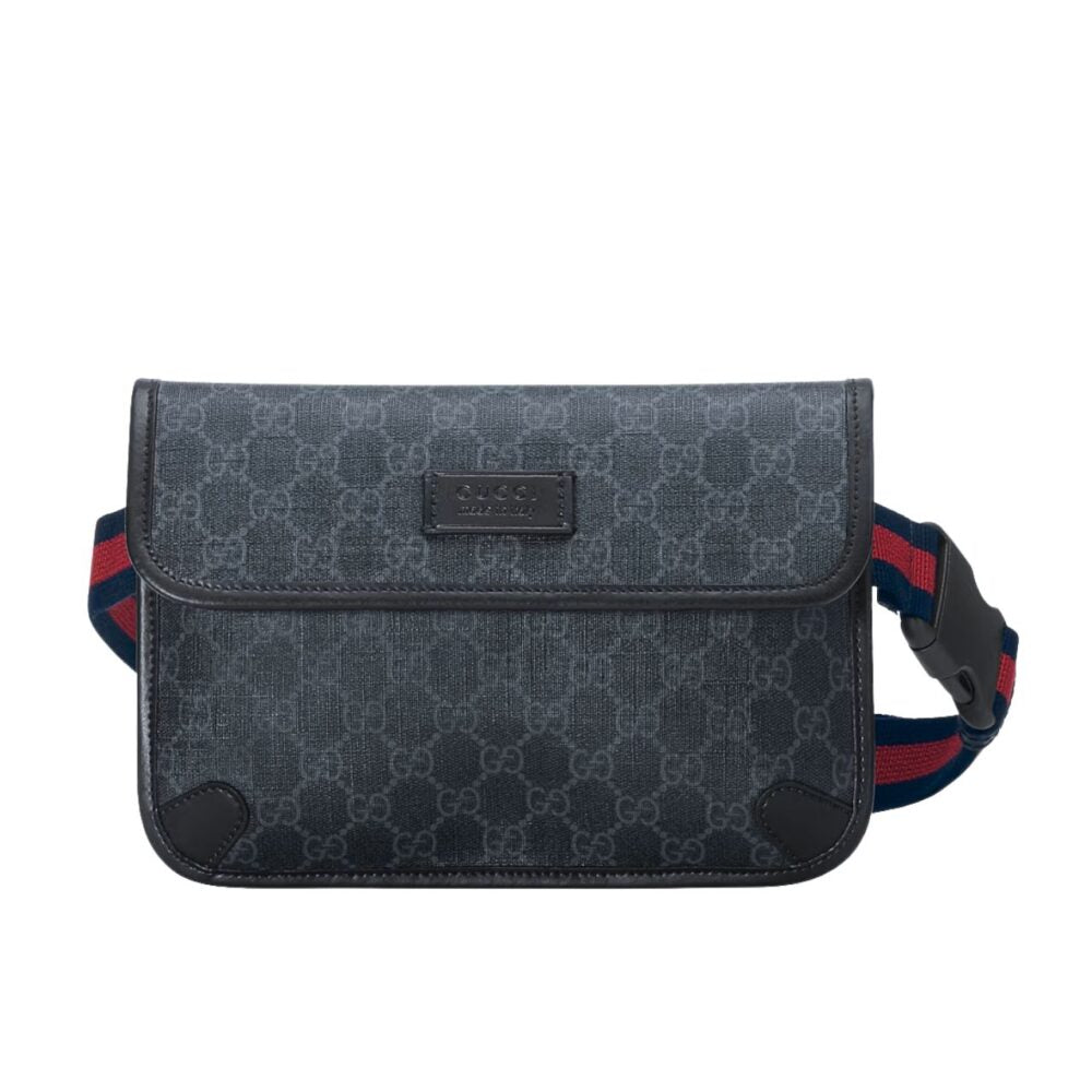 Gucci GG Black Small Belt Bag Black Supreme Canvas 24Cm