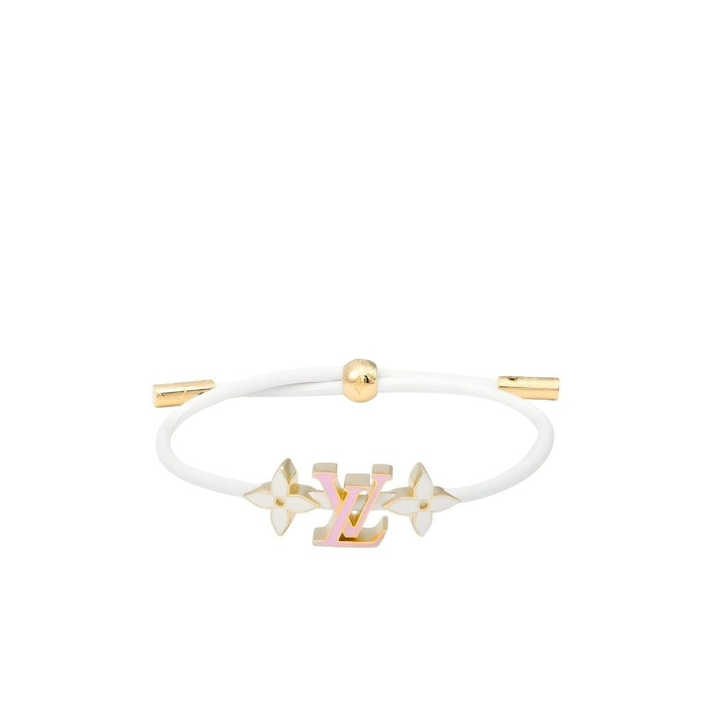 Louis Vuitton Lv Iconic Bracelet Monogram White M1020Z