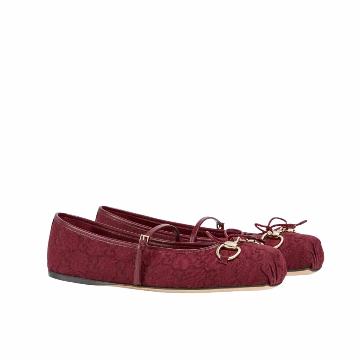 GUCCI WOMEN’S HORSEBIT BALLET FLAT RED 821220 FAD8F 8546