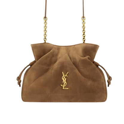 Saint Laurent Jamie Shoulder Pouch In Caramel Cognac 26Cm