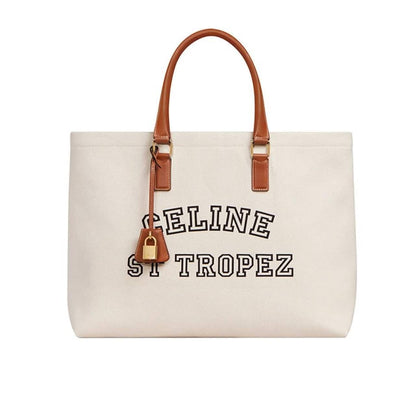 CELINE CABAS HORIZONTAL ST TROPEZ BEIGE 33CM
