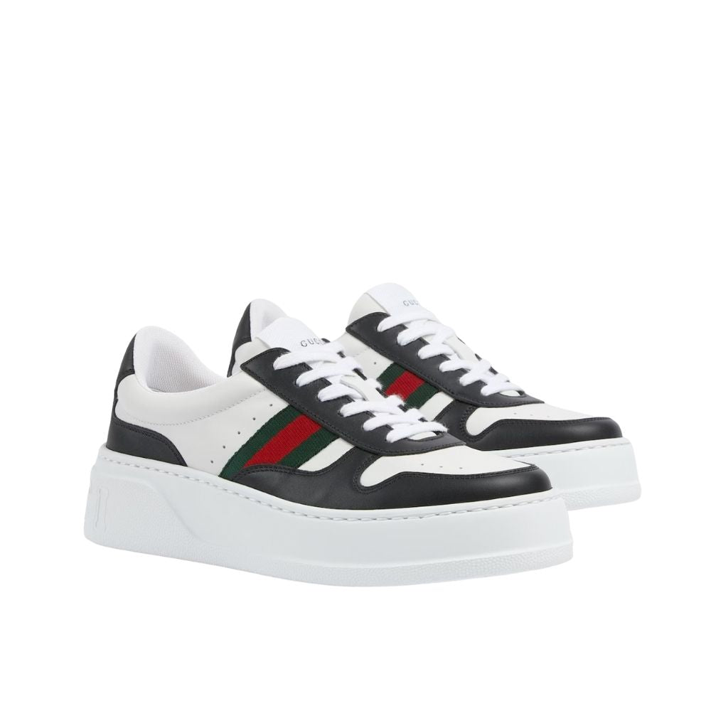 Gucci Women Chunky Trainers Black And White