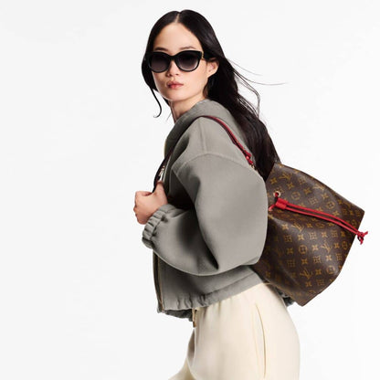 Louis Vuitton Neonoe MM Bag Red 26Cm M44021