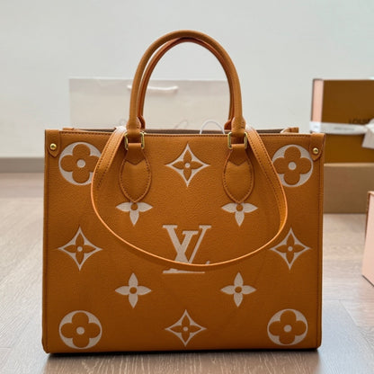 Louis Vuitton Onthego MM Bag Orange 35Cm M45982