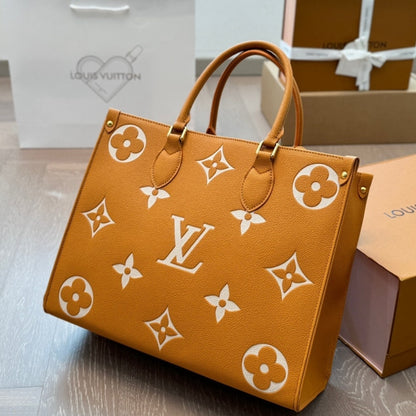 Louis Vuitton Onthego MM Bag Orange 35Cm M45982