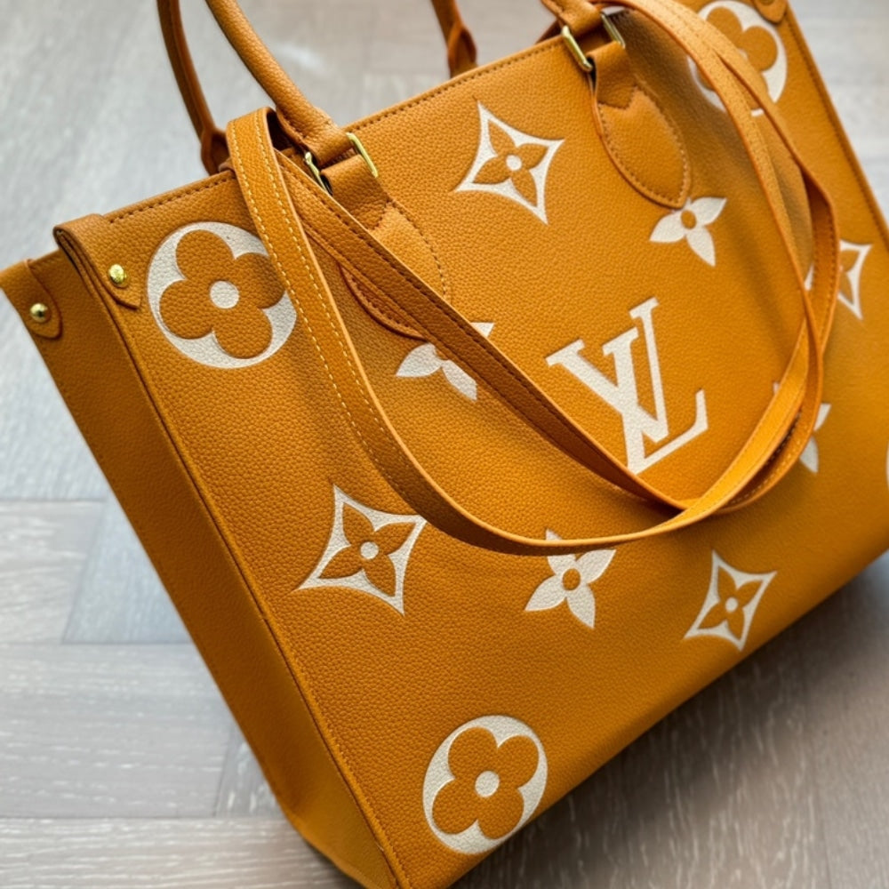 Louis Vuitton Onthego MM Bag Orange 35Cm M45982
