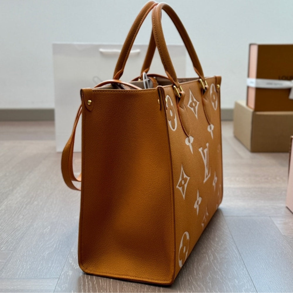 Louis Vuitton Onthego MM Bag Orange 35Cm M45982