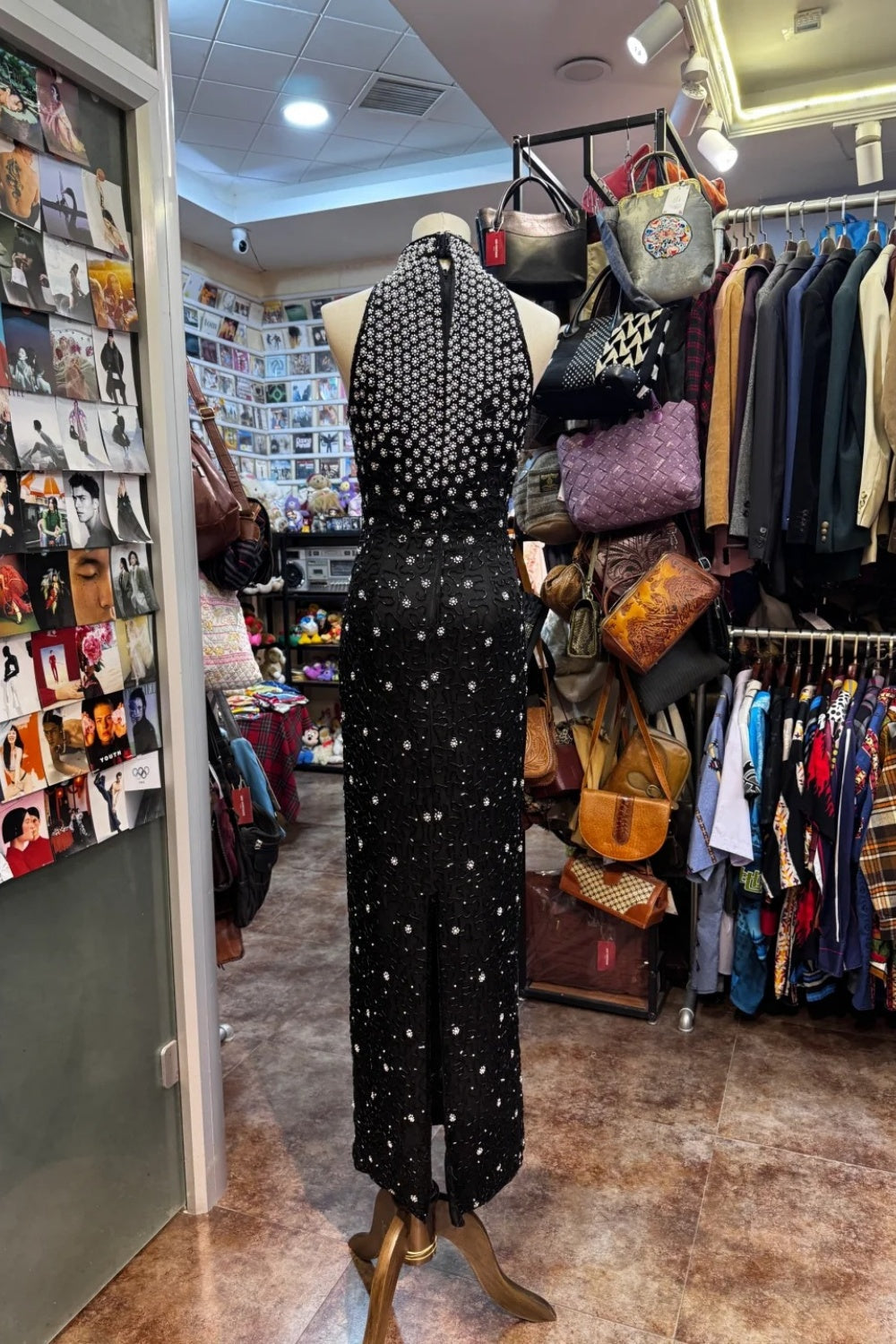 Vintage Dress Exquisite Beaded Long Dress gh6762