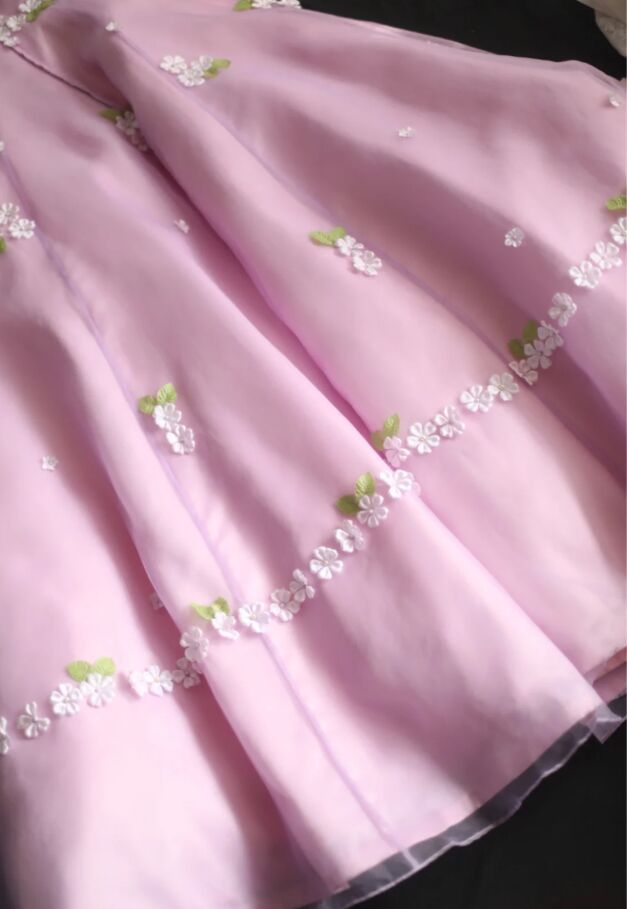 Cute Pink Spaghetti Straps Tulle Satin Appliques Long Birthday Prom Dress Evening Gown SP1850