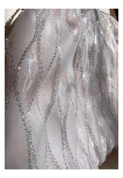 Girlhomeshops-Pink Sweet Sequin Short Tulle Homecoming Dress Birthday Party Dress gh5042