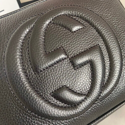 Gucci Soho Small Disco Bag Black 21Cm 308364 A7M0G 1000