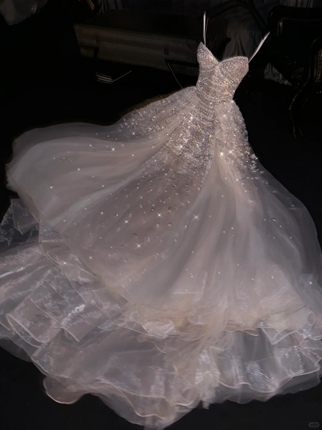 Glamorous Sparkling Sequin Tulle A-Line Sweetheart Beaded Evening Gown TP5402