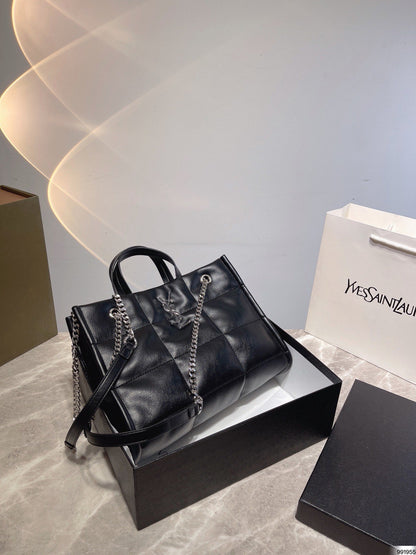 SAINT LAURENT shoulder bag Silver Tone